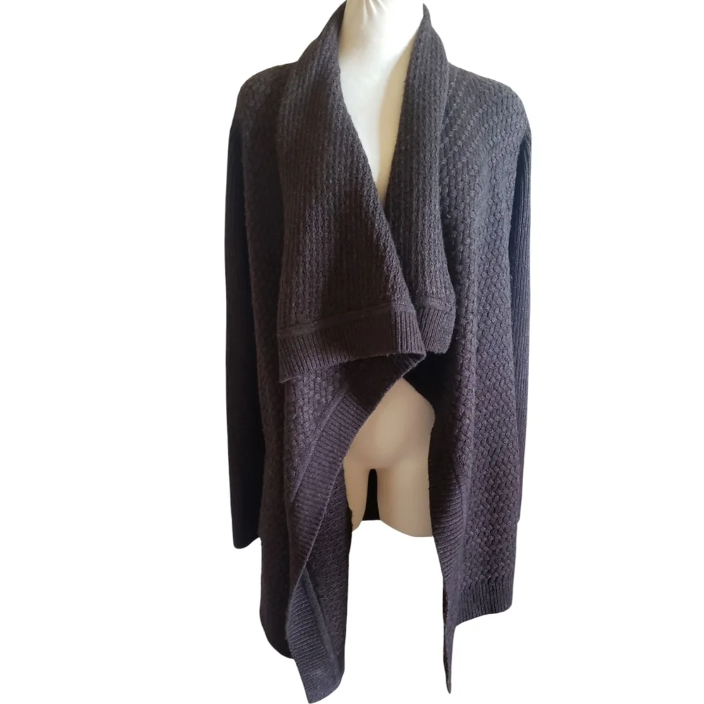 Mngorpt Olexy Cardigan Womens S Brown Cashmere Blend Warm Chunky Flowy Sweater